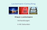 Lockemann-Consulting Klaus Lockemann Verhandlungen in 60 Sekunden.