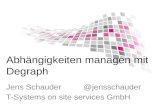 Abhängigkeiten managen mit Degraph Jens Schauder @jensschauder T-Systems on site services GmbH.