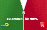 Nser Weg zur Landtagswahl am 9. Mai 2010. Gemeinsam neue Wege gehen Koalitionsvertrag zwischen NRWSPD und Bündnis 90/ Die Grünen 2.
