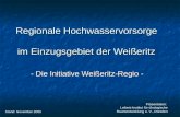 Regionale Hochwasservorsorge im Einzugsgebiet der Weißeritz - Die Initiative Weißeritz-Regio - Präsentation: Leibniz-Institut für ökologische Raumentwicklung.