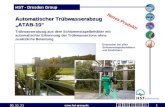 Www.hst-group.de HST - Dresden Group Automatischer Trübwasserabzug „ATAB-10“ 1 05.09.2014 Trübwasserabzug aus dem Schlammstapelbehälter mit automatischer.