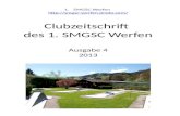 Clubzeitschrift des 1. SMGSC Werfen Ausgabe 4 2013 1.SMGSC Werfen