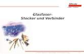Cables + Systems © 10/2001 Dätwyler Ltd. Cables+Systems -115 FO-Products V0_0.ppt 1 Glasfaser- Stecker und Verbinder.