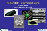 IFF-IEE 1 Kohlenstoff – a girl’s best friend Carola Meyer Forschungszentrum Jülich.