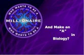 Biology Millionaire Cell Structure and Function