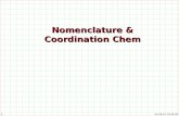 Basic Coordination Chemistry