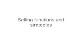 Sales Functions and Organizational Strategies