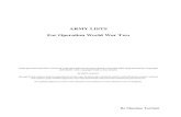 OWW2 Army Lists in English