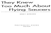 Gray Barker - They know too much about flying saucers