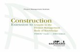Construction -Extension PMBOK