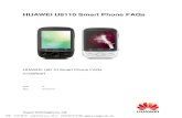 Huawei u8110 Smart Phone Faqs