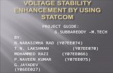 Ppt of voltage stability enhancement using statcom
