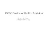 IGCSE Business Studies Revision