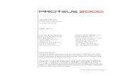 Proteus 2000 Operation Manual