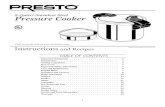 Presto 8 Qrt Pro Pressure Cooker Manual