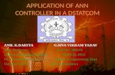 Application of Ann Controller in a Dstatcom