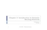 Chapter 3- Intro to Dynamic Routing Protocols