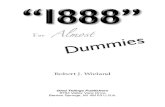 1888 for Almost DUMMIES - Robert J Wieland