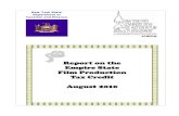 Report on the Empire State Film Production Credit August 2010
