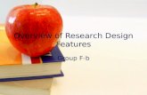 Overview of Research Design Features