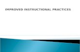 Improved Instructional Practices