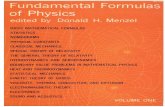 Fundamental Formulas of Physics 1 (Menzel 0486605957)