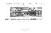 An Easy Path to Jannah