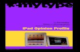 iPad Opinion Profile by MyType (July 2010)