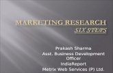 marketing research (six steps)