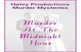 00073  Adult Murder Mystery Party Game - Murder at the Midnight Hour