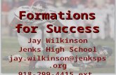 Jenks High School Formations