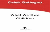 What We Owe Children by Caleb Gattegno
