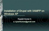 Installation of Drupal on Windows XP using XAMPP