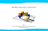 Mimd Project Report-BY SHOUBHAGYA RANJAN MAHAKUD,IIPM,DELHI