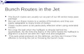 bunch routes in the jet