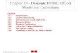 DHTML Object Model and Collections