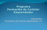 ESFORCEM, Formadores de Carácter Emprendedor, A.C.