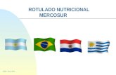 ROTULADO NUTRICIONAL MERCOSUR MRR –Abril 2004. Un poco de historia….  1994: RESOLUCIÓN GMC 18/94  Fue la primera reglamentación sobre rotulado nutricional.