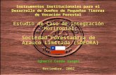 Instrumentos Institucionales para el Desarrollo de Dueños de Pequeñas Tierras de Vocación Forestal Estudio de Caso de Integración Horizontal: Sociedad.