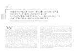 Reading #1: Reform of Social Sciences