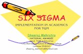 SIX SIGMA IN ACADEMICS: The Quality innovation!