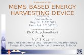 MEMS Energy Harvester