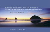 Excel Models for Business & OM