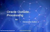 Oracle OutSide Processing Demo