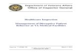 VAOIG-11-02585-129  Management of Disruptive Patient Behavior