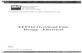 QUT_EEP216-Overhead Line Design -Electrical