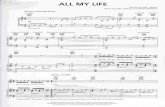 100 All My Life Piano Sheet Music (3)