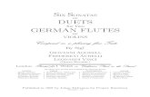Agrell - Six Sonatas or Duets for Two German Flutes or Violins