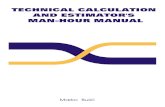 Technical Calculation and Estimator s Man Hour Manual