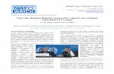 NATO Watch Briefing Paper No.21 - UN Human Rights Council Report on Libya